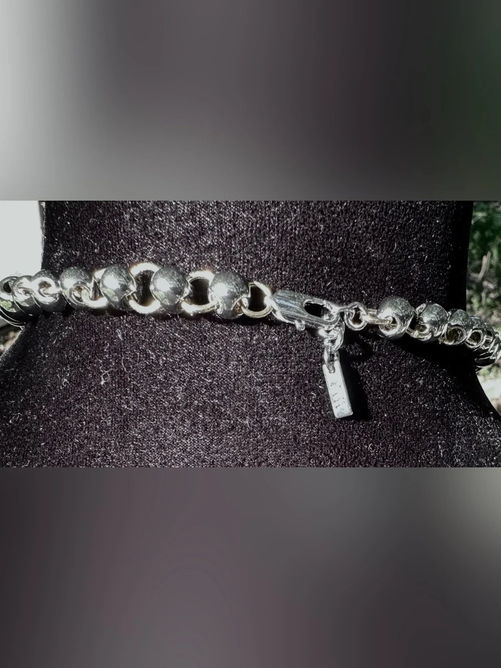 Zara Silver Crystal Link Necklace